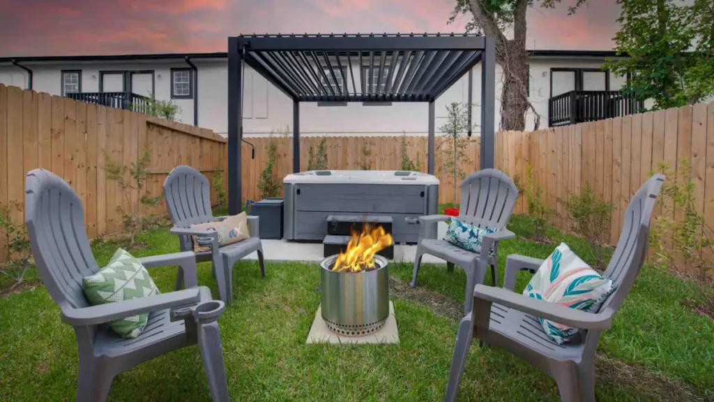 Serene Haven backyard