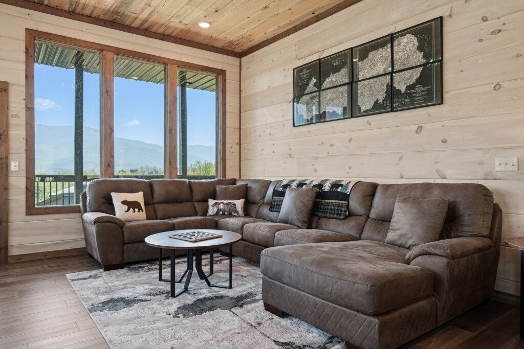 rooftop retreat gatlinburg lounge sectional overview