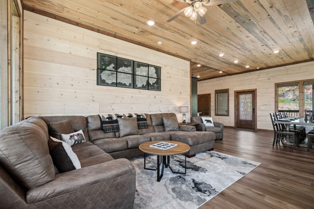 rooftop retreat gatlinburg open concept living